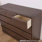 ローチェスト(BT-02 幅120cm 4段 WN)【島忠ホームズ商品】 8枚目画像