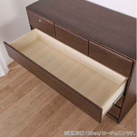 ローチェスト(BT-02 幅120cm 4段 WN)【島忠ホームズ商品】 9枚目画像