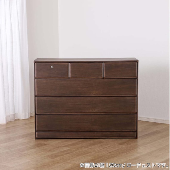 ローチェスト(BT-02 幅120cm 4段 WN)【島忠ホームズ商品】 14枚目画像