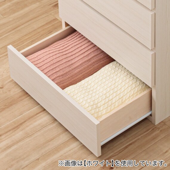 日本製 組立不要 完成品 チェスト (幅60cm 5段 ナチュラル) | ニトリ 