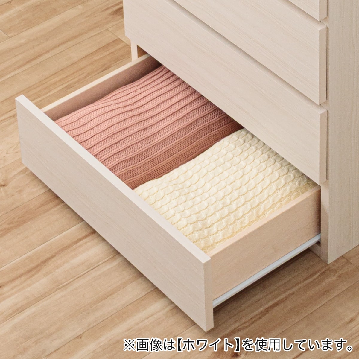 日本製 組立不要 完成品 チェスト (幅60cm 5段 ブラウン) | ニトリ