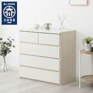 日本製 組立不要 完成品 チェスト (幅80cm 4段)