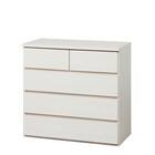 日本製 組立不要 完成品 チェスト (幅80cm 4段 ホワイト) 7枚目画像