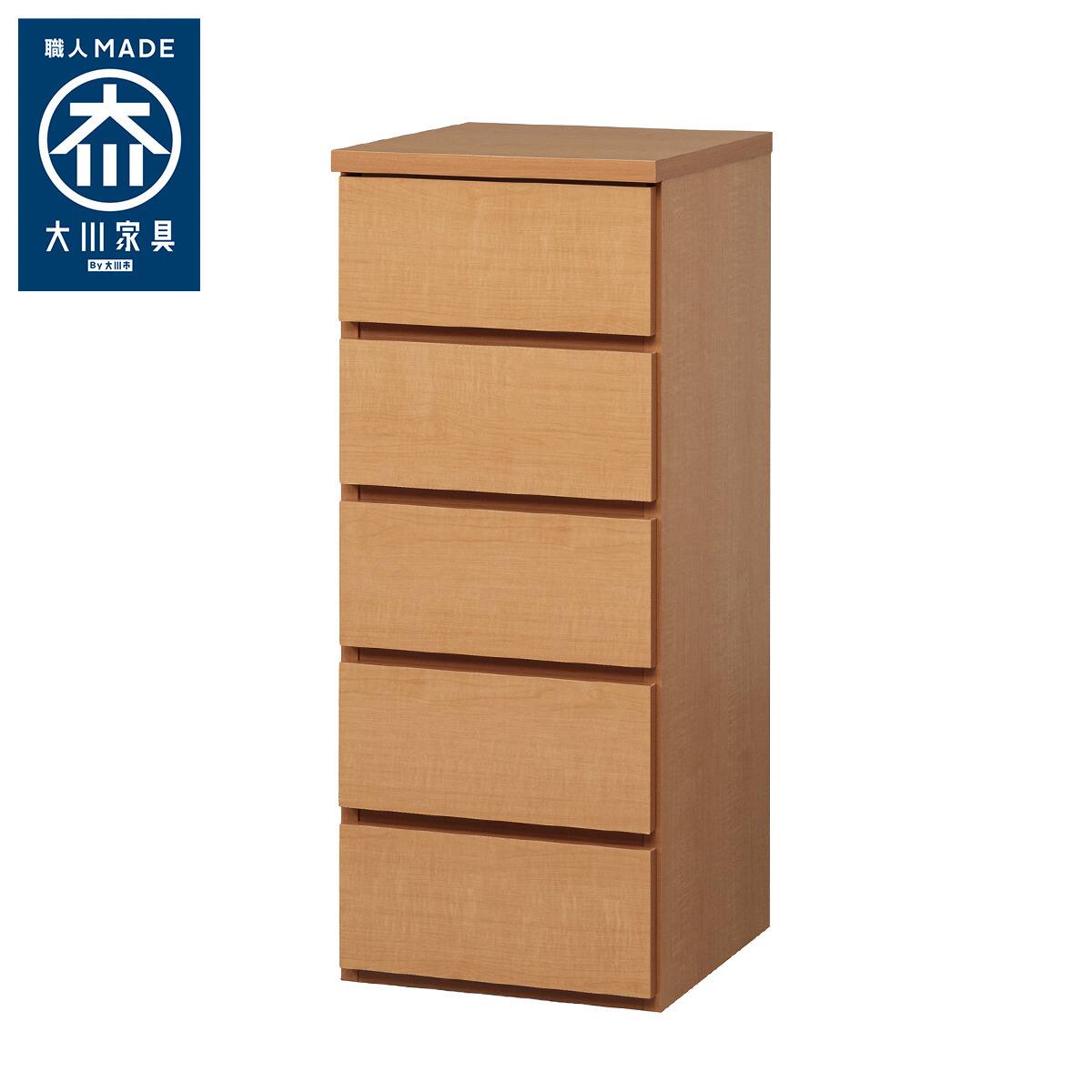 日本製 組立不要 完成品 チェスト (幅40cm 6段 ナチュラル) | ニトリ