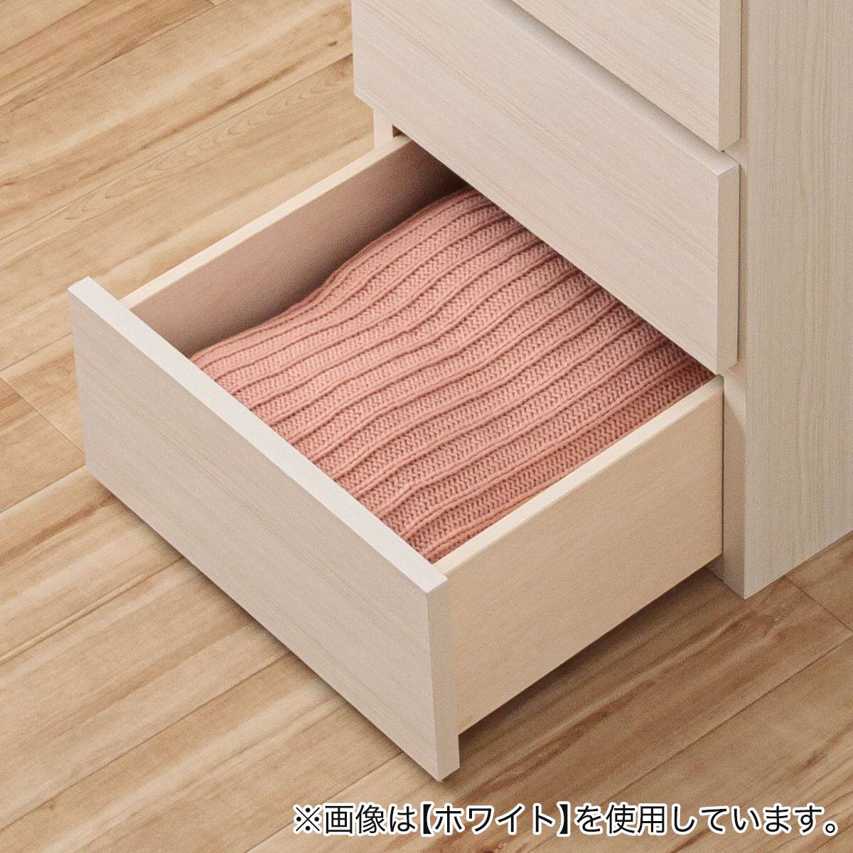 日本製 組立不要 完成品 チェスト (幅40cm 5段 ブラウン) | ニトリ