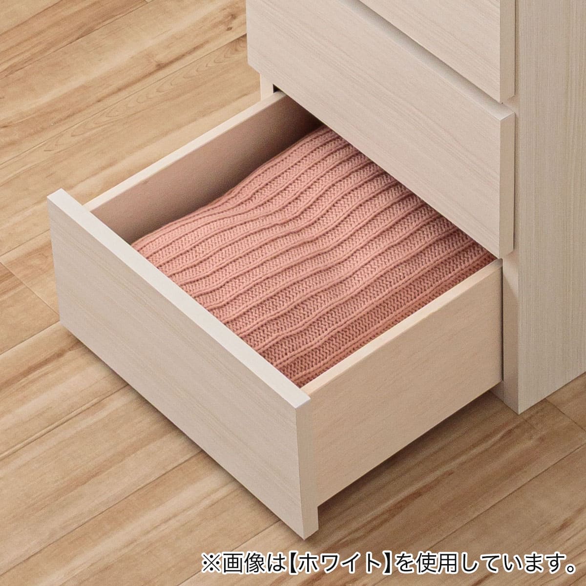 日本製 組立不要 完成品 チェスト (幅40cm 6段 ピンク) | ニトリネット