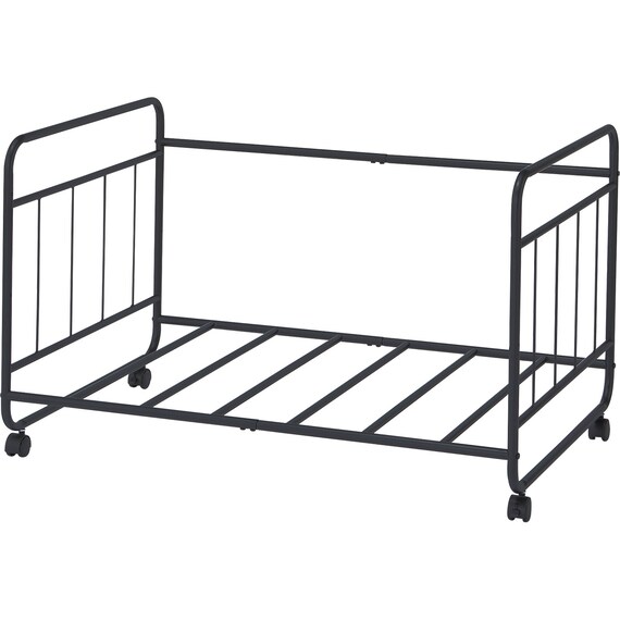 キャスター付き布団収納ラック(LF01 1段 BK) 1枚目画像