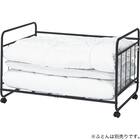 キャスター付き布団収納ラック(LF01 1段 BK) 2枚目画像