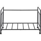 キャスター付き布団収納ラック(LF01 1段 BK) 3枚目画像