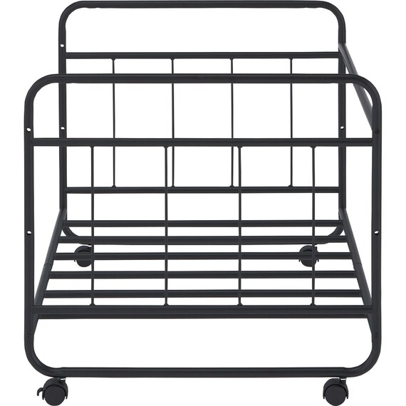 キャスター付き布団収納ラック(LF01 1段 BK) 6枚目画像