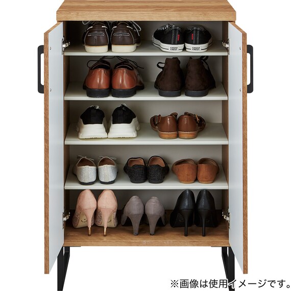 シューズボックス ロータイプ(M01 60L LBR) 5枚目画像