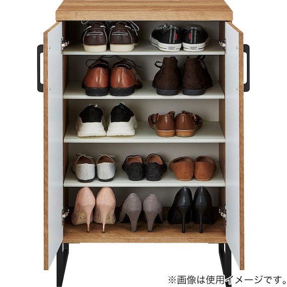 シューズボックス ロータイプ(M01 60L LBR) 5枚目画像