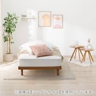 ヘッドレスすのこベッドフレーム セミシングル (BF-302 S MBR) 4枚目画像