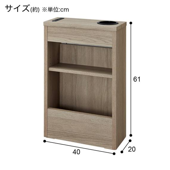 サイドテーブル(HT001 W17 GY) 19枚目画像