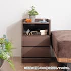 多サイズサイドテーブル(幅25cm DBR) 2枚目画像