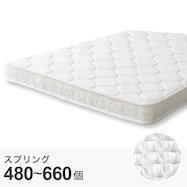 2段ベッド対応薄型3つ折りポケットコイルマットレス