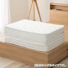 セミダブル 二段ベッド対応薄型3つ折りポケットコイルマットレス 4枚目画像