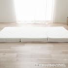 セミダブル 二段ベッド対応薄型3つ折りポケットコイルマットレス 5枚目画像