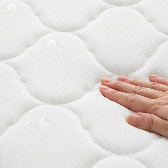 セミダブル 二段ベッド対応薄型3つ折りポケットコイルマットレス 7枚目画像