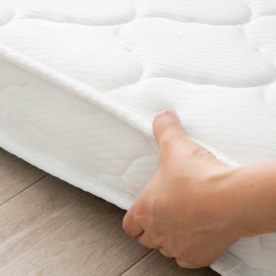 セミダブル 二段ベッド対応薄型3つ折りポケットコイルマットレス 8枚目画像