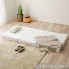 セミダブル 二段ベッド対応薄型3つ折りポケットコイルマットレス 10枚目画像