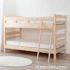 セミダブル 二段ベッド対応薄型3つ折りポケットコイルマットレス 15枚目画像