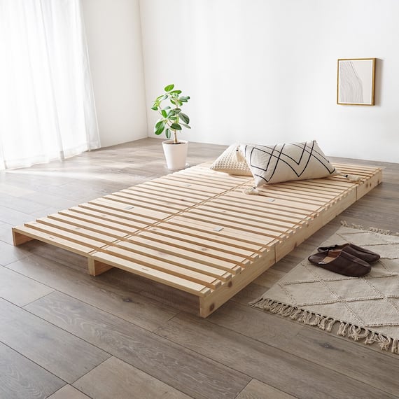 国産ひのき材パレットベッド (セミダブル 8枚セット) 1枚目画像