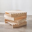 パレットベッド追加ユニット (国産ひのき材 シングルサイズ 4枚セット) 1枚目画像