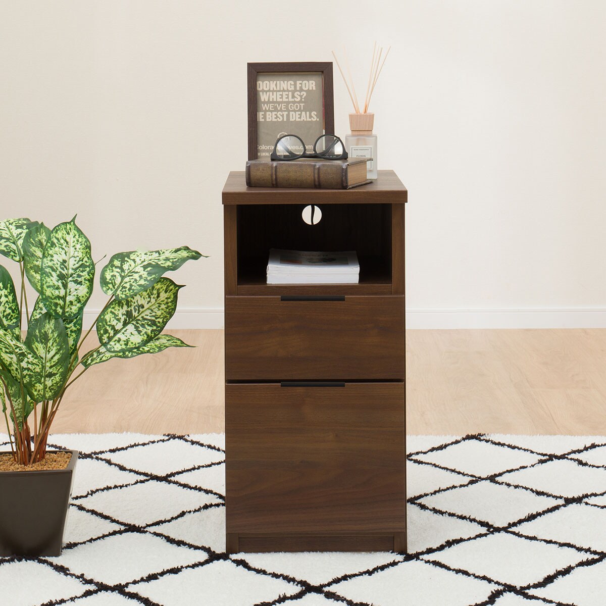 サイドテーブル(エトナ30-2ST MBR2) | ニトリネット【公式】 家具