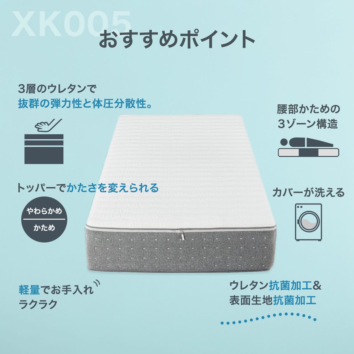 ダブルマットレス(XK005) | ニトリネット【公式】 家具・インテリア通販