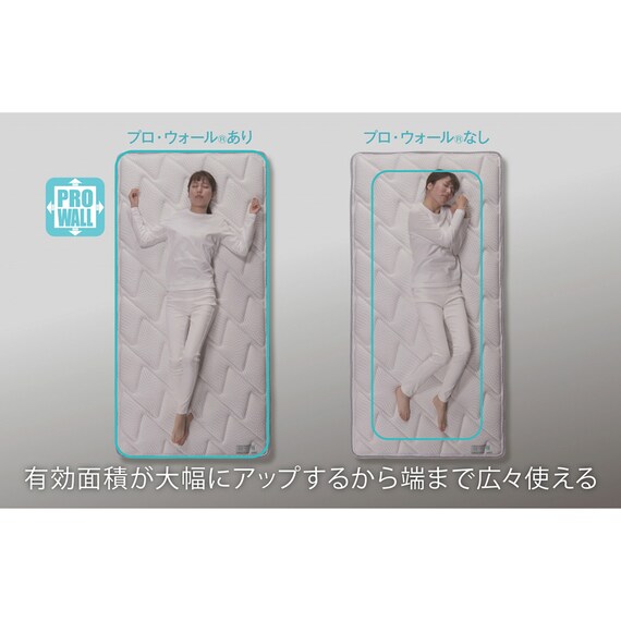 フランスベッド ワイドダブル マットレス ハイジェニック(ハード WD) 8枚目画像