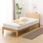 シングルベッドフレーム(LC-401 LBR-S) 1枚目画像