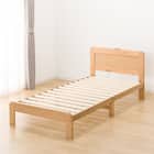 シングルベッドフレーム(LC-401 LBR-S) 6枚目画像