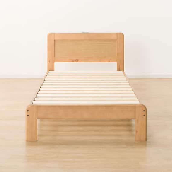 シングルベッドフレーム(LC-401 LBR-S) 7枚目画像