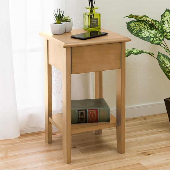 サイドテーブル(ルカ LBR) 2枚目画像