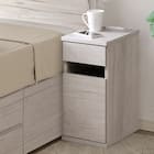 ゴミ箱付きサイドテーブル (LGY) 1枚目画像
