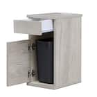 ゴミ箱付きサイドテーブル (LGY) 5枚目画像