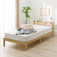 棚・コンセント付きベッドフレーム(WD101 SL)