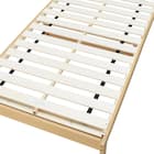 シングルベッドフレーム(WD101 SL 棚・コンセント付き LBR) 7枚目画像