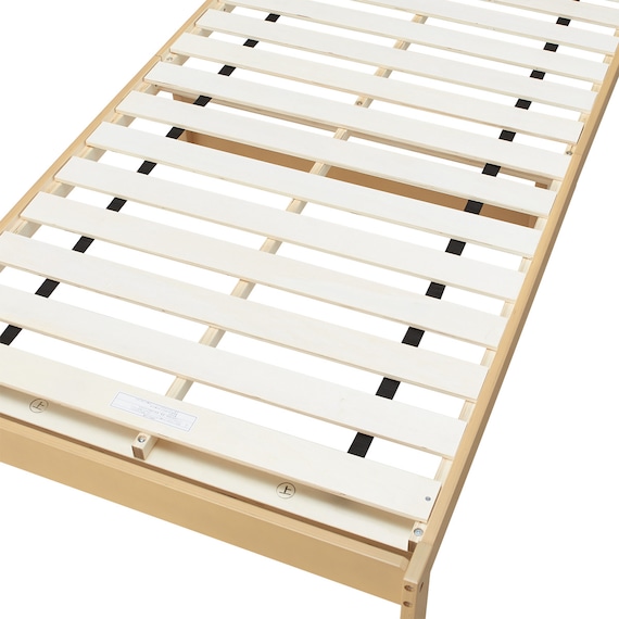 シングルベッドフレーム(WD101 SL 棚・コンセント付き LBR) 7枚目画像