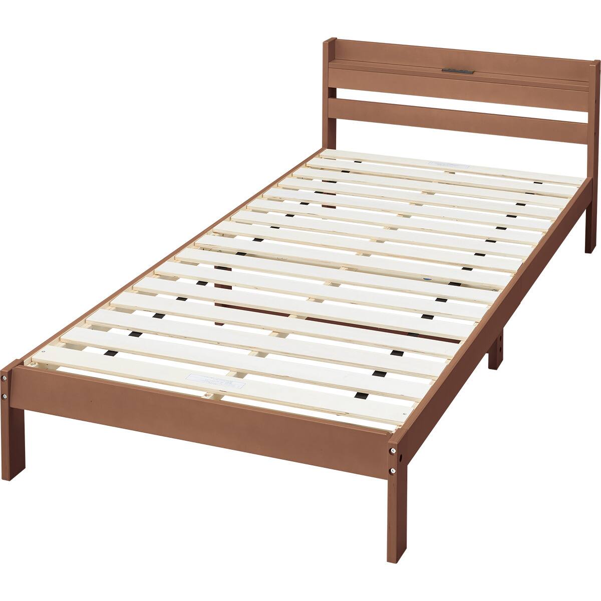 シングル すのこベッドフレームマットレスセット(WD101 SL MBR/RX05EC