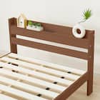 シングルベッドフレーム(WD101 SL 棚・コンセント付き MBR) 8枚目画像