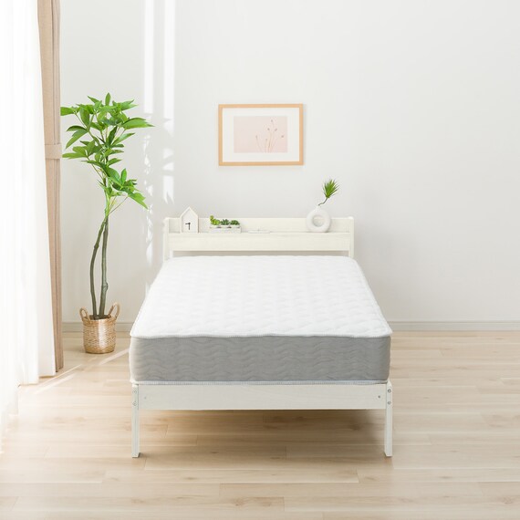 シングル すのこベッドフレームマットレスセット(WD101 SL WW/RX05EC) 7枚目画像