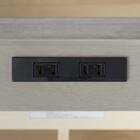 セミダブルベッドフレーム(WD101 SL 棚・コンセント付き GW) 9枚目画像