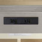 セミダブルベッドフレーム(WD101 SL 棚・コンセント付き GW) 9枚目画像