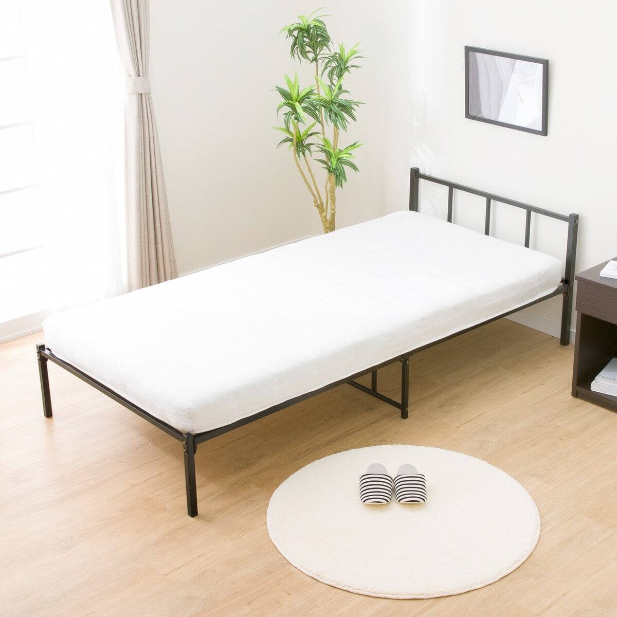 シングルパイプベッド(バジーナF BK) | ニトリネット【公式】 家具