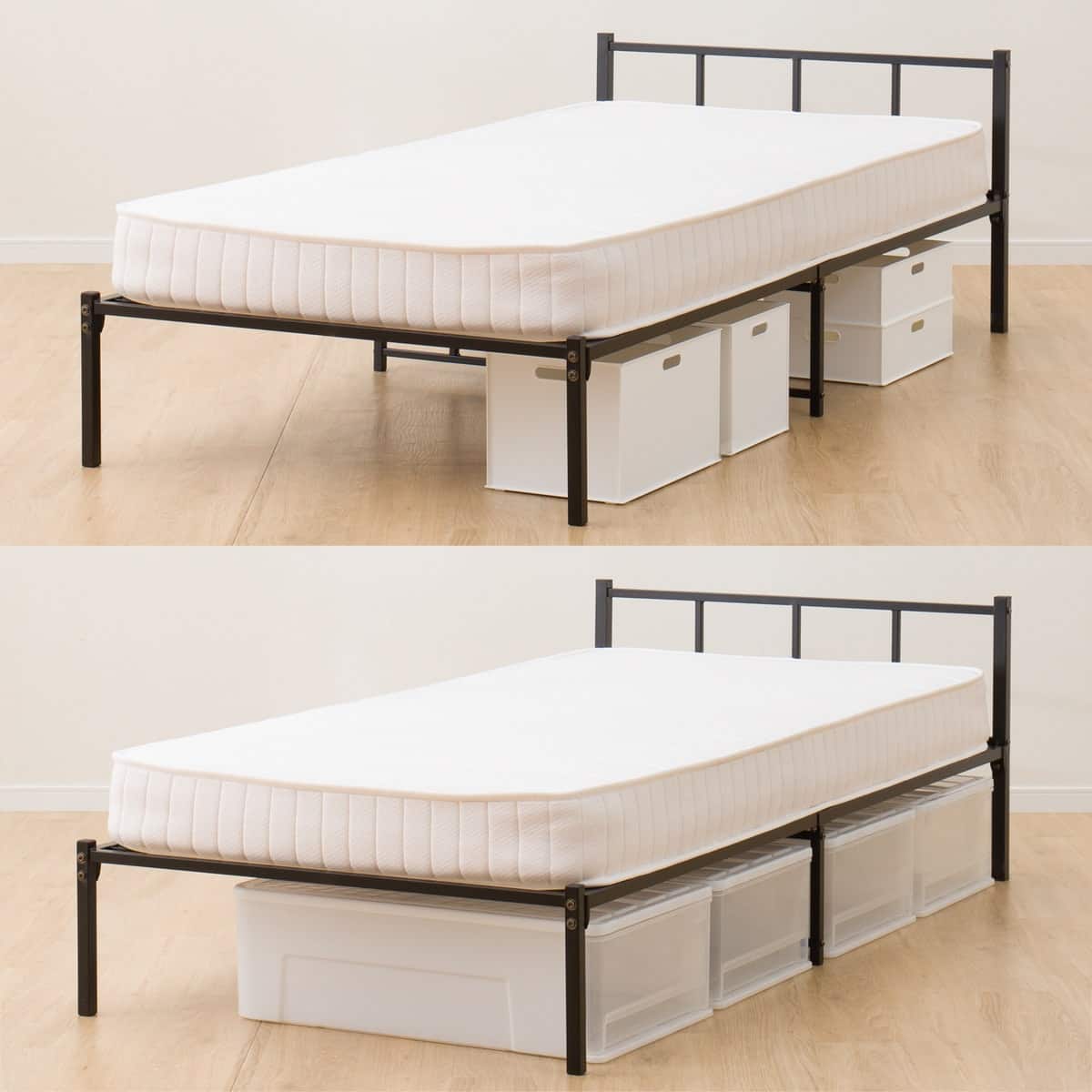 シングルパイプベッド(バジーナF BK) | ニトリネット【公式】 家具