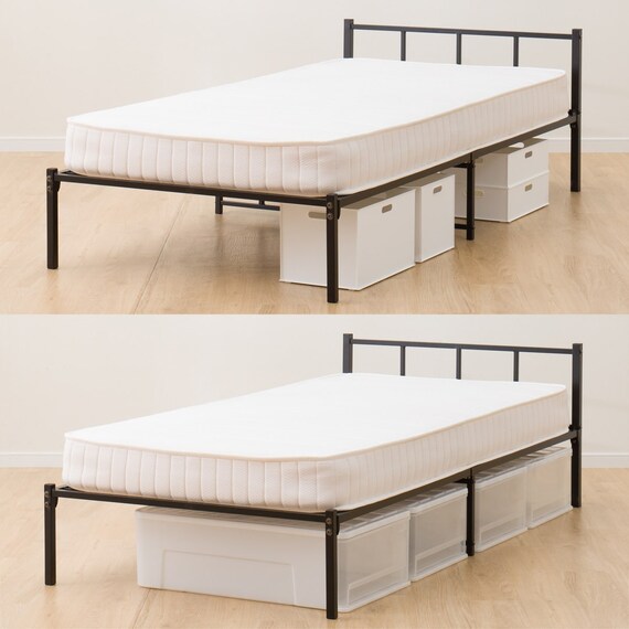 シングルパイプベッド (バジーナF BK) 6枚目画像