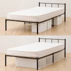 シングルパイプベッド (バジーナF BK) 6枚目画像