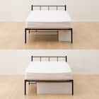 シングルパイプベッド (バジーナF BK) 7枚目画像